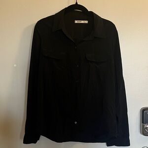 Black Button-Up Shirt